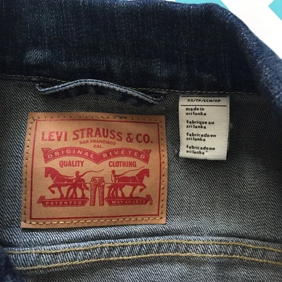 Levi's Blue Denim Trucker Jacket - Picture 5 of 8
